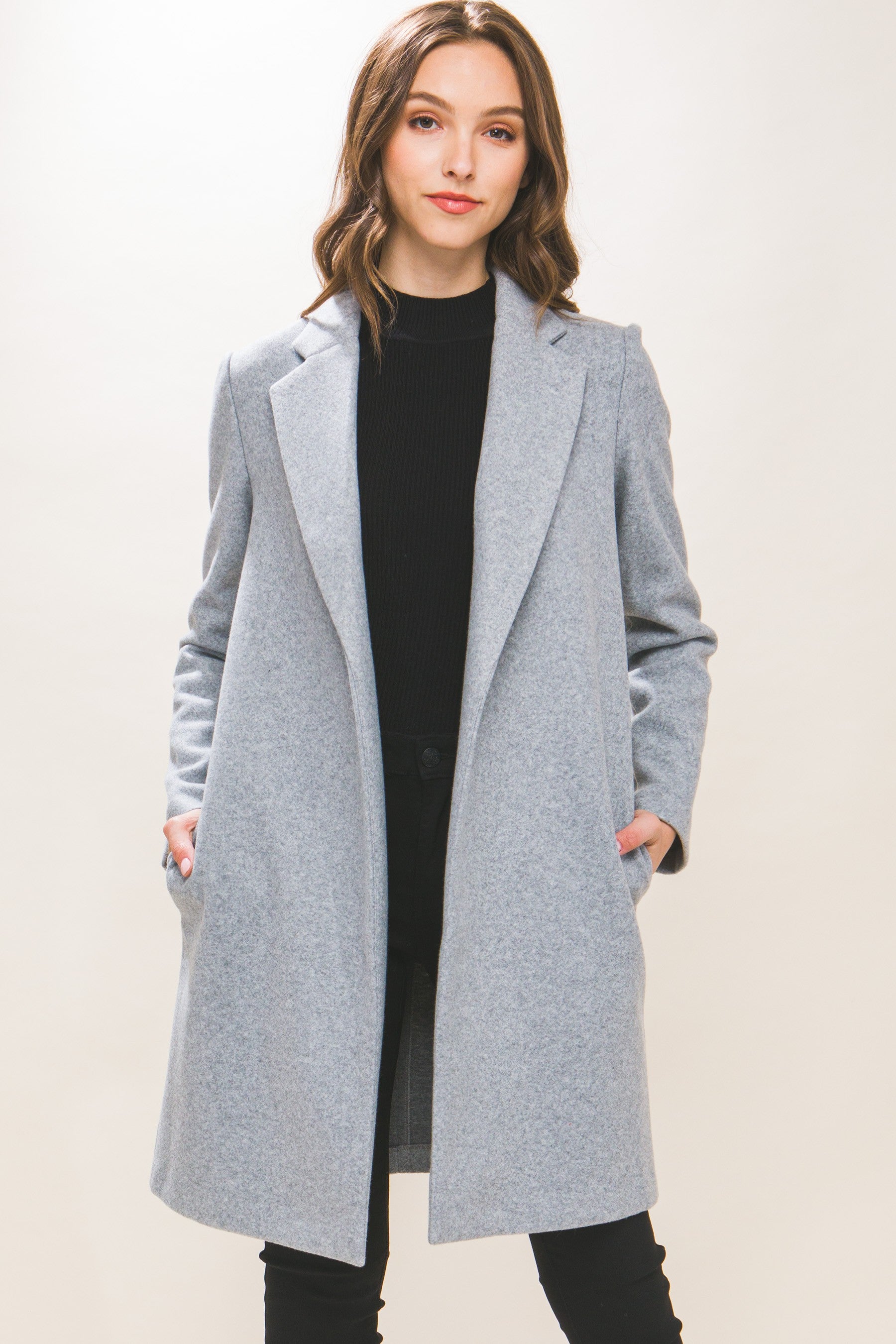 Anne Fleece Longline Coat