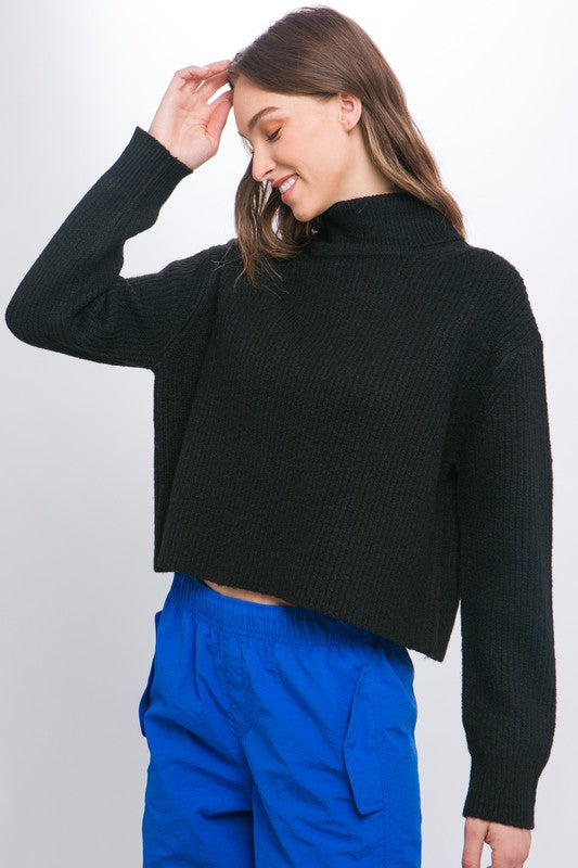 Andrea High Neck Sweater