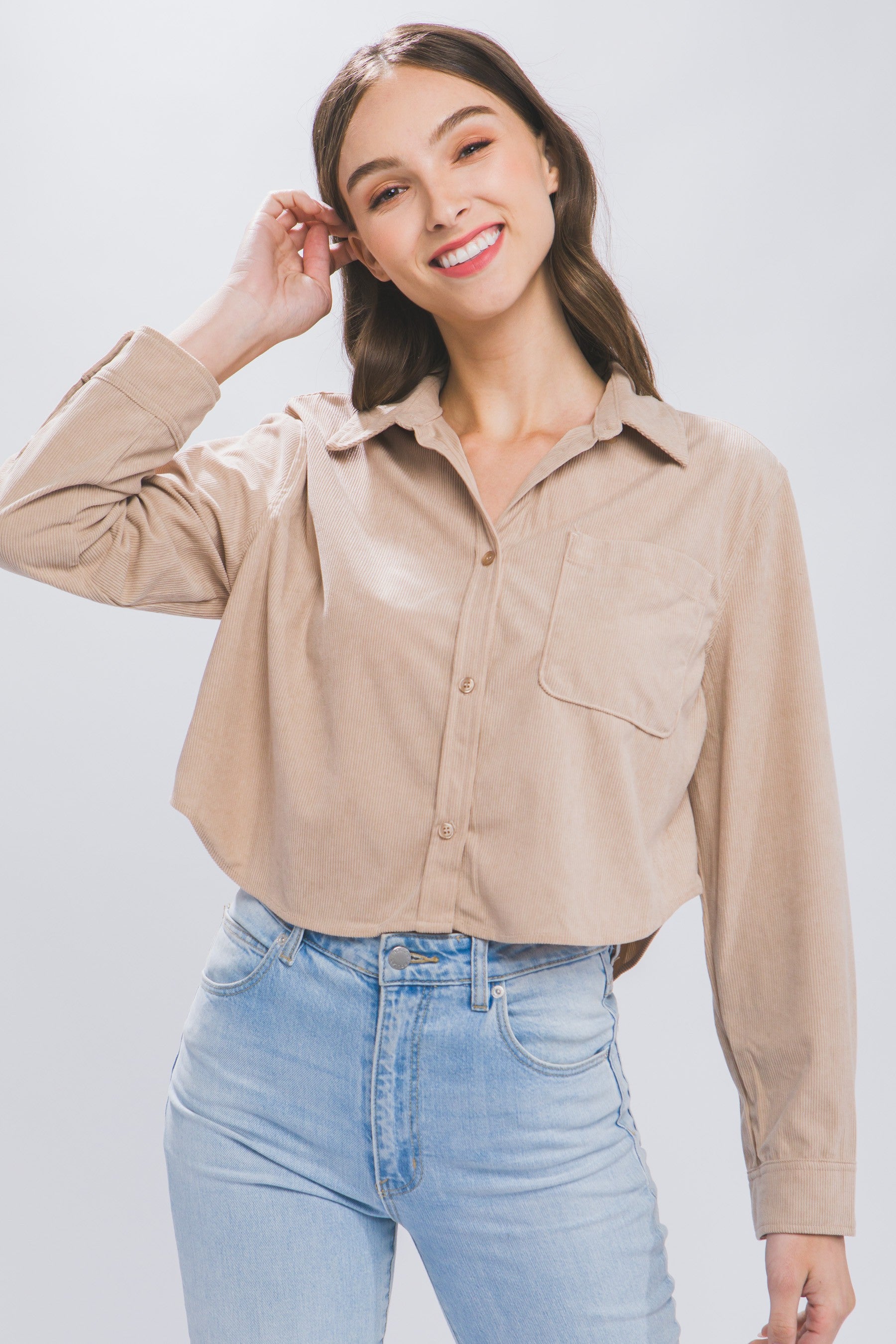 Cassidy Cropped Shirt