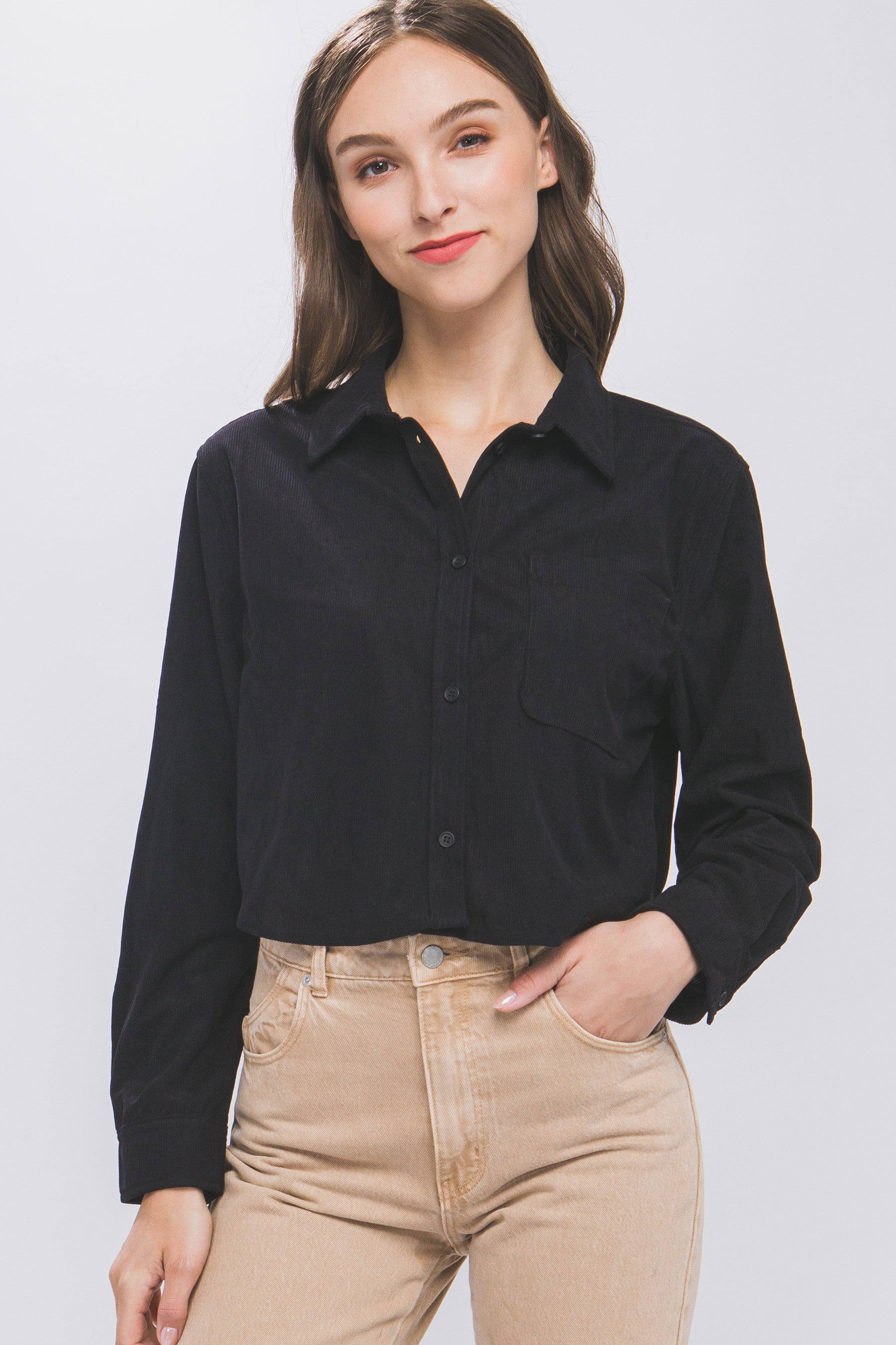Cassidy Cropped Shirt